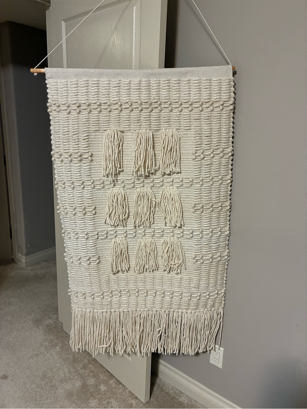 Handmade Cream Wall Hanging Decor